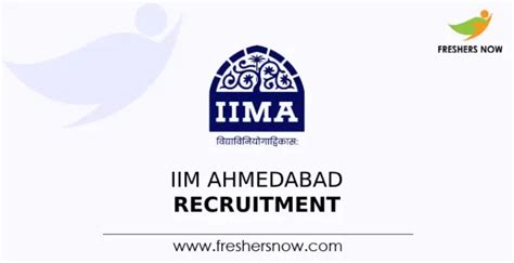 Iim Ahmedabad Recruitment 2024 Notification Online Form