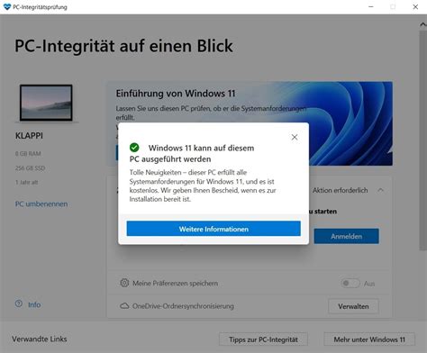 Windows 11 So leicht findest du heraus ob dein PC dafür fit ist