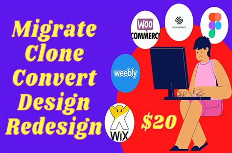 Migrate Clone Convert Design Redesign Wixwordpressorweebly