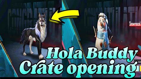 New Hola Buddy Crate Opening Uc Pubg Mobile Youtube