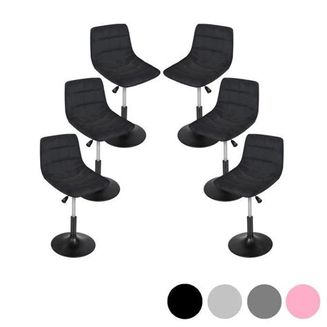 Willonin Lot De 6 Tabouret De Bar Chaise De Salon De Coiffure De