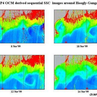 Irs P Ocm Derived Sequential Ssc Images Around Hoogly Ganga Delta