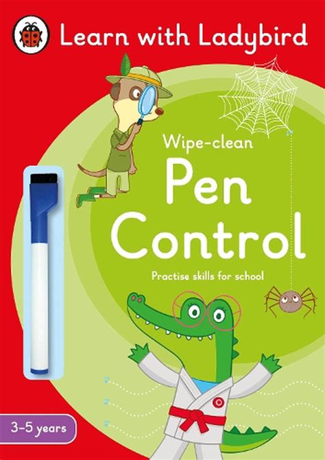 Pen Control A Learn With Ladybird Wipe Clean Activity Book 3 5 Years