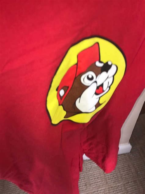 Nike Buc Ees Beaver Logo Short Sleeve Red T Shirt S Gem