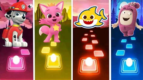 Tiles Hop Paw Patrol Pinkfong Baby Shark Oddbods Who Is Best