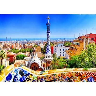 Puzzle Park Güell Barcelona Bluebird Puzzle F 90228 1000 Teile Puzzle