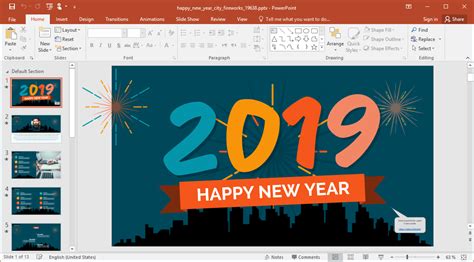 Animated 2019 New Year PowerPoint Templates