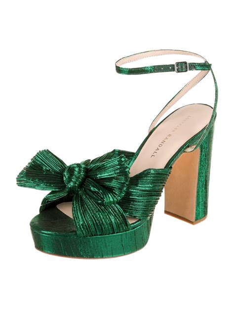 Loeffler Randall Sandals Green Sandals Shoes Wlf74887 The Realreal