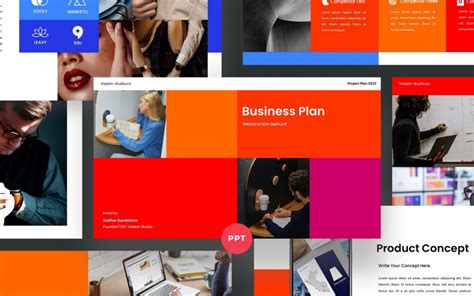 Business Plan Powerpoint Template Bp4 Templatemonster