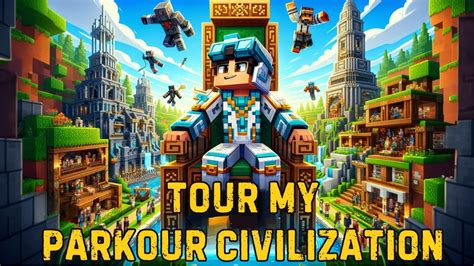 Minecraft Parkour Civilization Quick Tour Inspired By Evbo YouTube