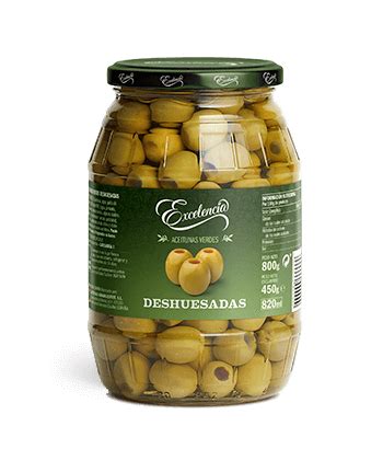 ACEITUNAS VERDES DESHUESADAS EXCELENCIA X 800 GR Estrena Tienda Horeca