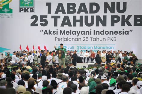 Harlah Ke Pkb Kiai Dan Santri Berikrar Dukung Gus Imin