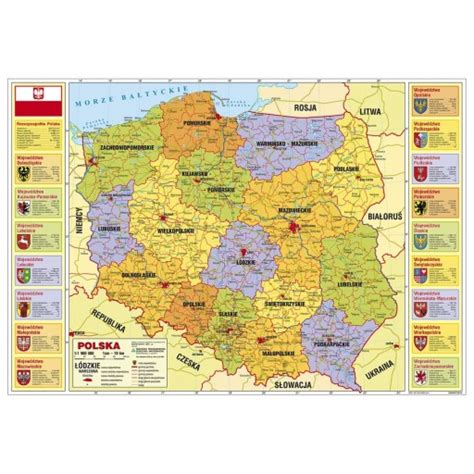 PODKŁAD DWUSTRONNY OKLEJANY NA BIURKO MAPA POLSKI 14434386943 Allegro pl