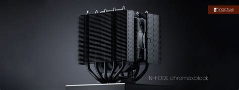 Noctua NH D12L Chromax Black CPU Cooler Launched The Gaming Stuff