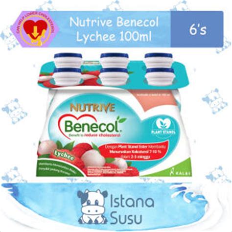 Jual Nutrive Benecol Lychee Pcs X Ml Shopee Indonesia