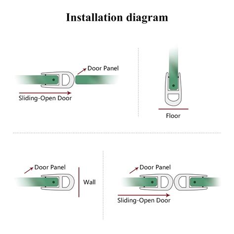 Shower Door Seal 3 Pack X 39inch Glass Shower Door Sweep For 3 8inch