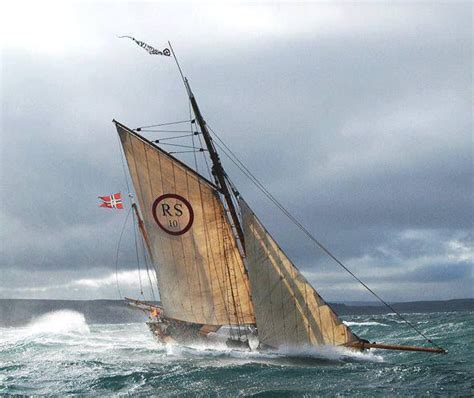 Colin Archer North Sea Port Tack Sailing Ships Boat Classic Sailing