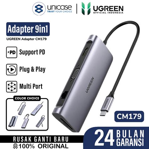 Jual Adapter Converter Hub In Ugreen Usb Type C Pd Hdmi K Rj