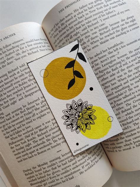 Boho Bookmark Book Art Diy Mandala Art Therapy Easy Mandala Drawing