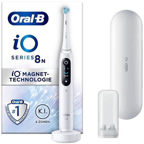 Braun Oral B Io Series Limited Edition Mit Reiseetui White Alabaster