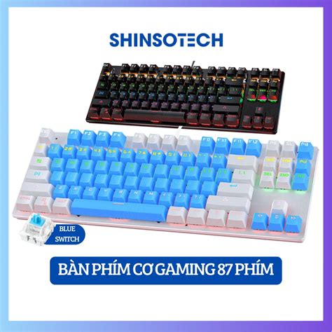 B N Ph M C Gaming Shinsotech K Tkl Ph M Blue Switch Led Rgb