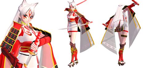 Mmd Amaterasu Gijinkasamurai Styleokami By Drstinger On Deviantart