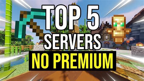 Top Mejores Servidores De Minecraft No Premium Youtube