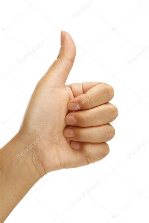 Female Hand With Thumbs Up Positive Gesture Royalty Free Stock Photos