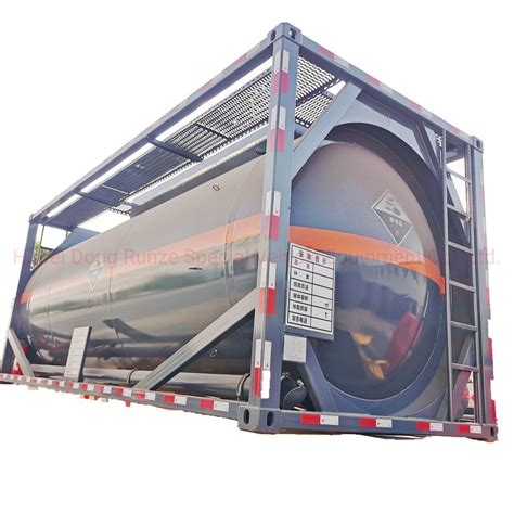 Lined Pe Iso Chemical Tank Container For Storage Transport Ammonia