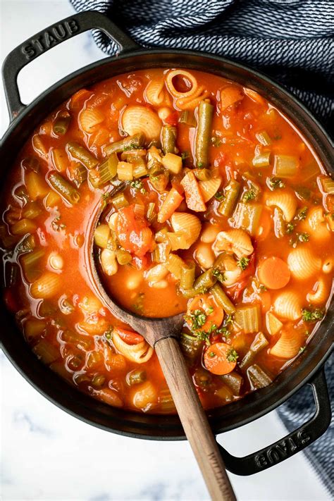 Minestrone Soup - Ahead of Thyme