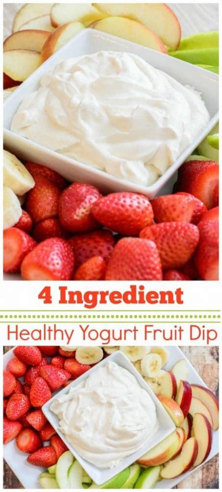 4 Ingredient Healthy Yogurt Fruit Dip Almost Supermom