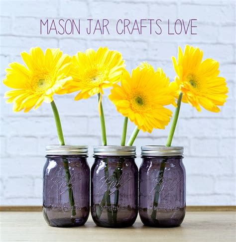 Purple Mason Jar