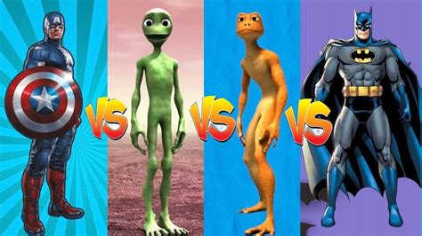 DANCE CHALLENGE Captain America Vs Green Alien DAME TU COSITA Vs PATILA