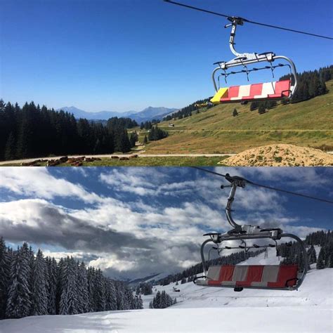 Summer vs Winter - Elevation Alps