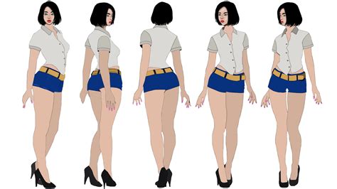 Female Character Model Sheet