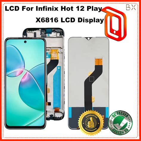 Dành Cho Infinix Hot 12 Hot 12 Chơi NFC X6816 X6817 Màn Hình LCD Màn