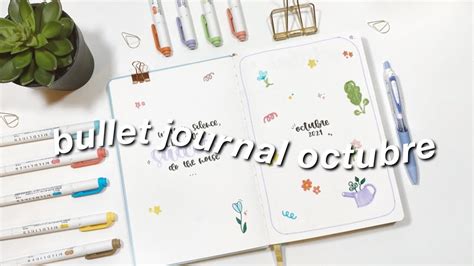 Bullet Journal Octubre Nueva Libreta Funstudygram YouTube