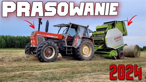 Prasowanie Siana Ursus Claas W Akcji Ursus 1204 Claas Variant 280 YouTube