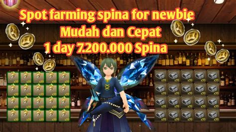 Spot Farming Spina For Newbie Toram Online Mudah Dan Cepat Auto Kaya