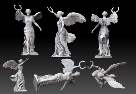 Winged Victory Of Samothrace Nike Reconstruction D Model D Printable