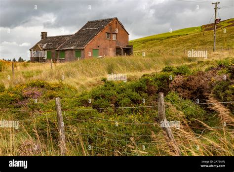 Derelict Building On Denbigh Moors In North Wales Stock Photo Alamy