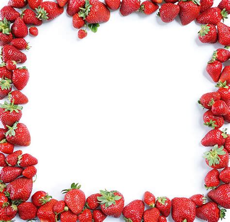 Strawberry Frame Stock Photos Pictures And Royalty Free Images Istock