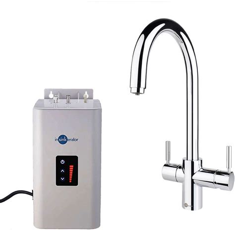 Insinkerator N J Shape Tap Neo Tank Filter Pack Chrome Instant Hot Water Boiling