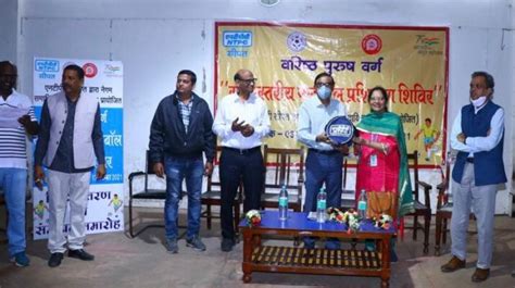 Ntpc सीपत सीएसआर के तहत छत्तीसगढ़ राज्य स्तरीय वरिष्ठ पुरुष वर्ग फुटबाल