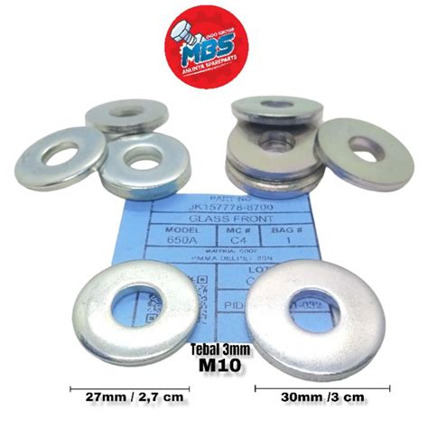 Jual Ring M Baut Tebal Mm Original Lebar Mm Cm Mm Baja