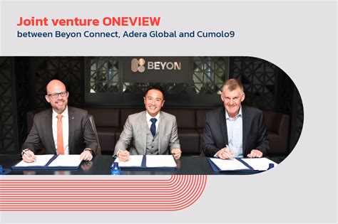 Beyon Connect Announces A Partnership With Adera Global And Cumolo9 To