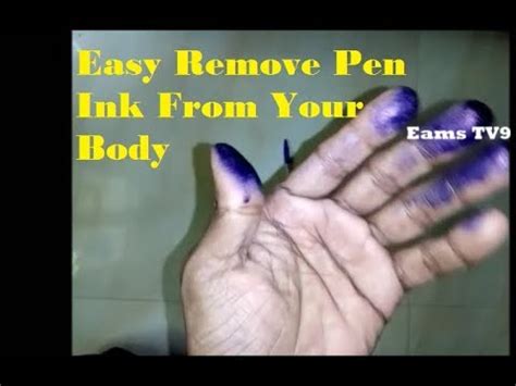 Easy Remove Pen Ink From Body YouTube