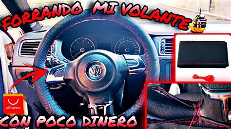 Cómo tapizar el volante de tu auto Forrando el volante del Jetta mk6