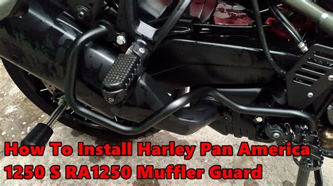 How To Install Harley Pan America 1250 S Ra1250 Exhaust Muffler Guard