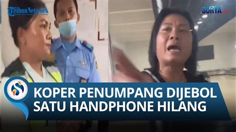 KRONOLOGI Penumpang Batik Air Marah Ke PETUGAS Koper Dijebol Hingga HP